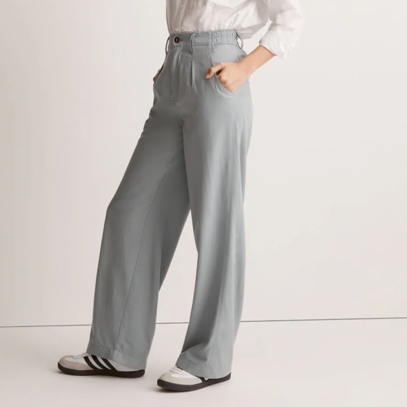 Madewell The Neale Straight-Leg Pant in Drapeweave - Picture 1 of 5
